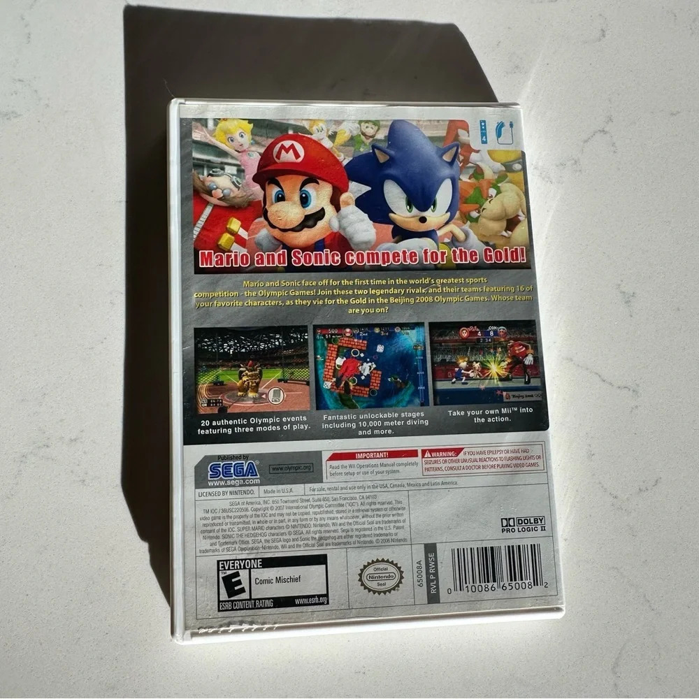 Nintendo Wii Mario and Sonic at Olympic Games complete game with manual - Picture 2 of 11